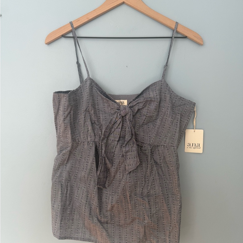 NWT a.n.a Charcoal Camisole Top